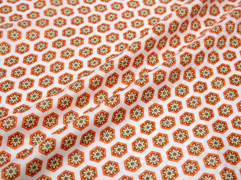 Polyester-viskos Jacquard tryckt fodertyg