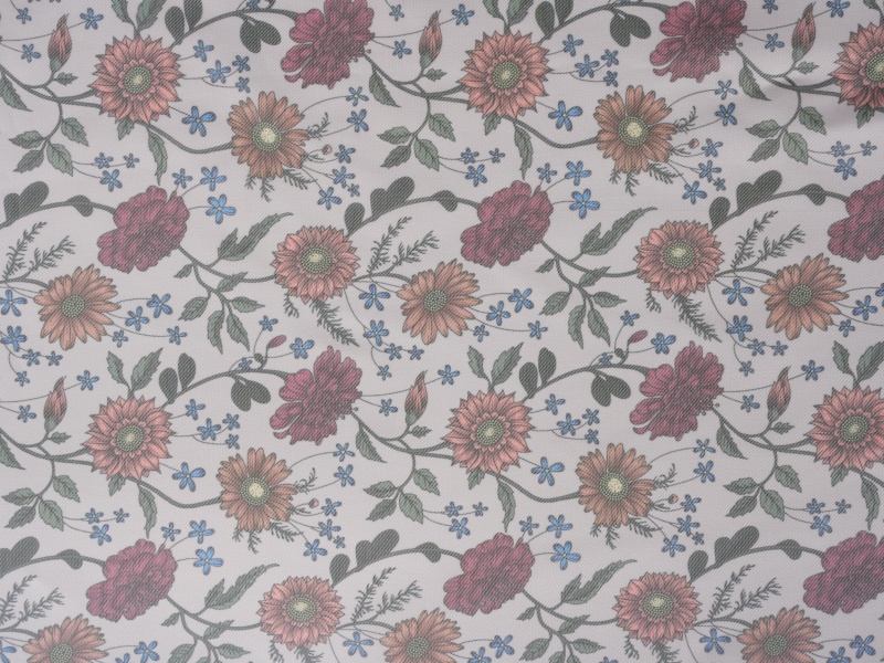 Polyester-viskos twill tryckt fodertyg